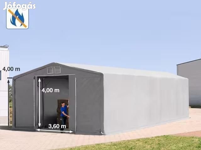 Outlander ponyva csarnok raktársátor 8x16m oldalmagasság 4,00m