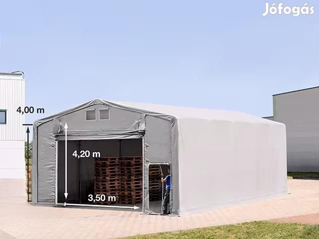 Outlander ponyva csarnok raktársátor, ipari sátor 8x10m