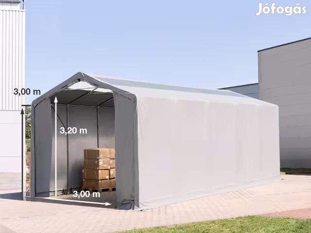 Outlander raktársátor csarnoksátor, ipari tároló sátor 4x12m