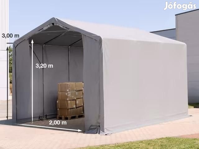 Outlander raktársátor ponyva csarnok 3x6m oldalmagasság 3,00m
