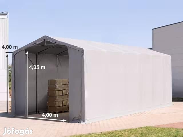 Outlander raktársátor ponyva csarnok 6x12m oldalmagasság 4,00m