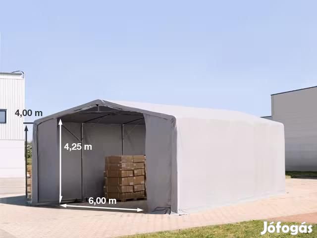 Outlander raktársátor ponyva csarnok 8x10m, oldalmagasság 4,00 m
