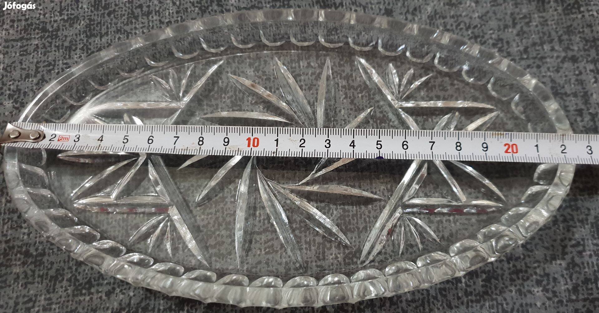 Ovális tál - kínáló 22,5 cm és 2 cm magas