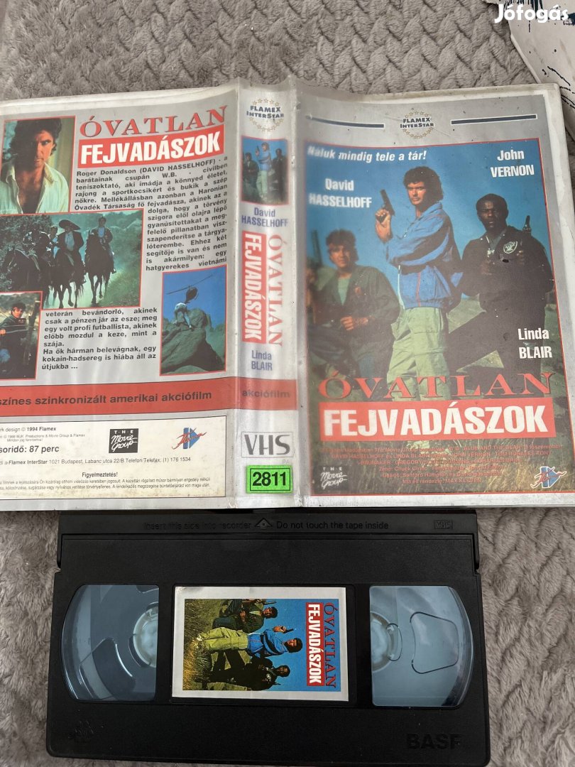 Óvatlan fejvadászok vhs nagytok akció