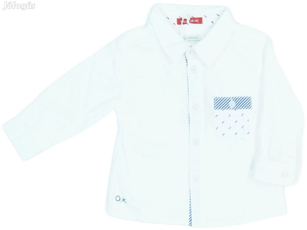 Overkids Új (címkés) Fiú Ing (Méret: 68)