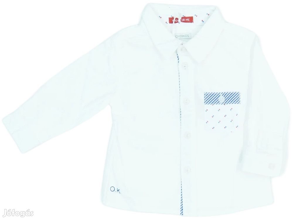 Overkids Új (címkés) Fiú Ing (Méret: 68)
