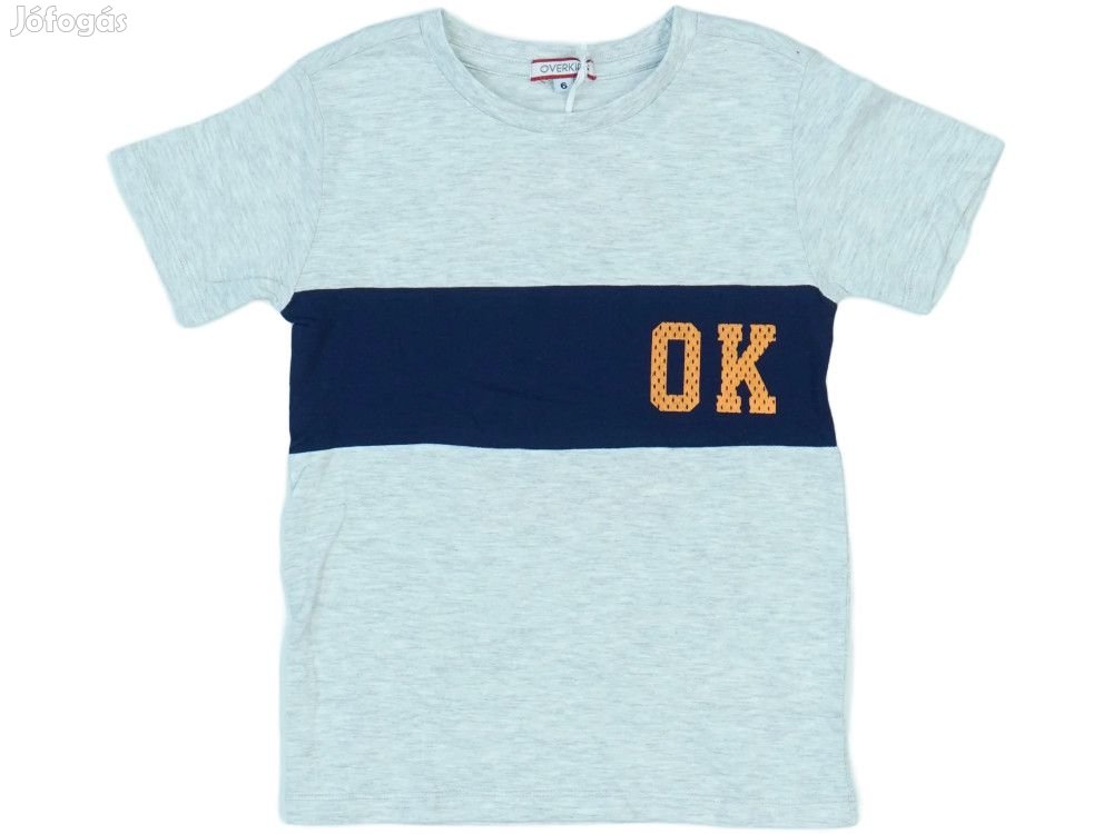 Overkids Új (címkés) Fiú Póló (Méret: 116)