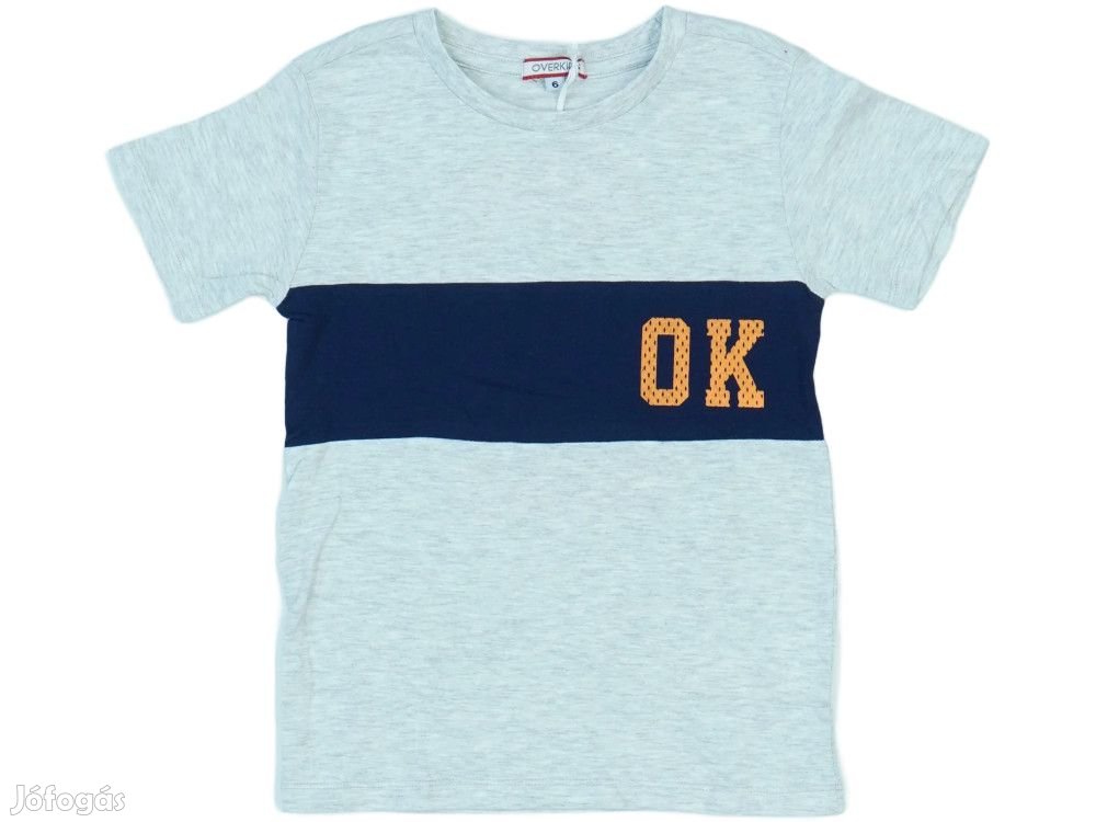 Overkids Új (címkés) Fiú Póló (Méret: 116)