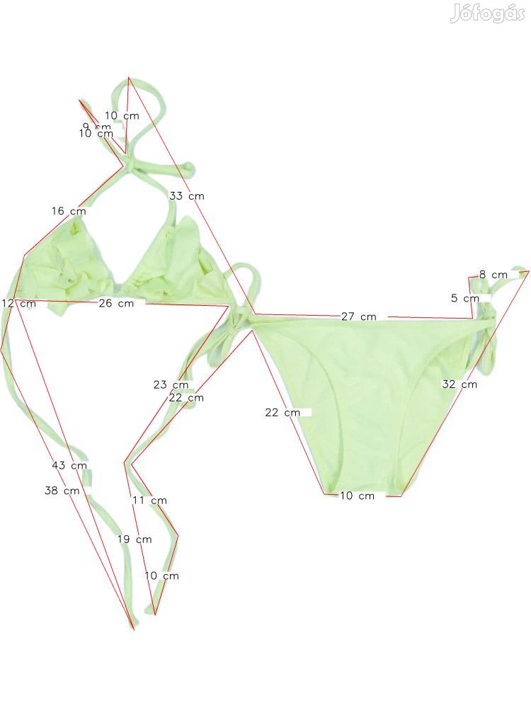 Overkids Új (címkés) Lány Bikini (Méret: 170)