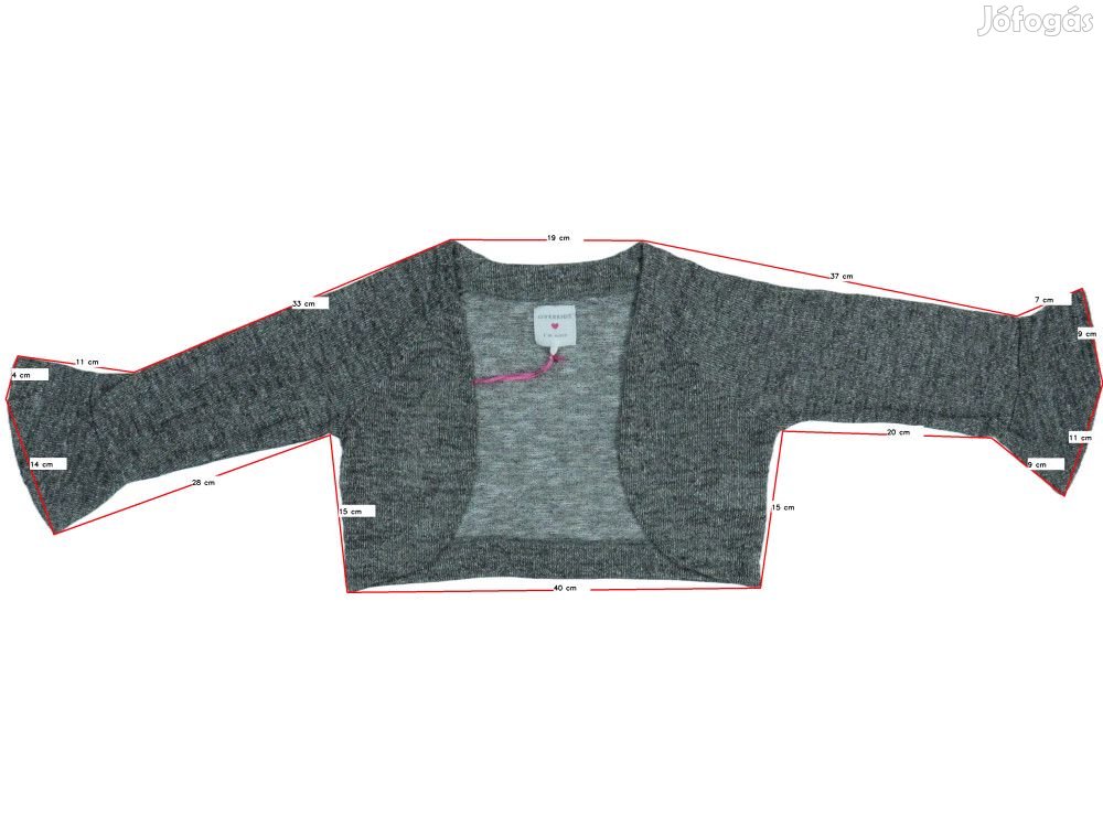 Overkids Új (címkés) Lány Bolero (Méret: 152)