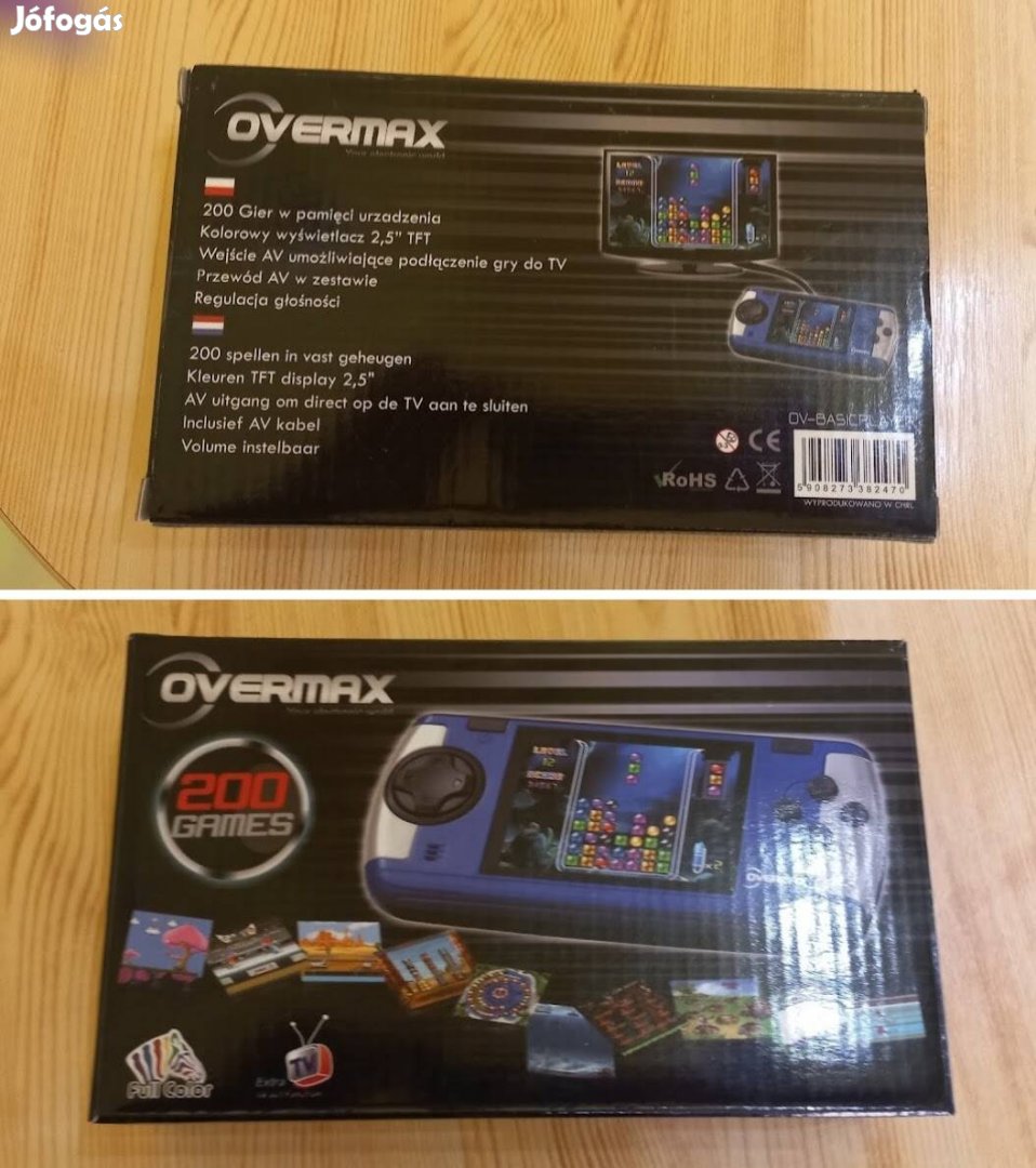 Overmax játék 