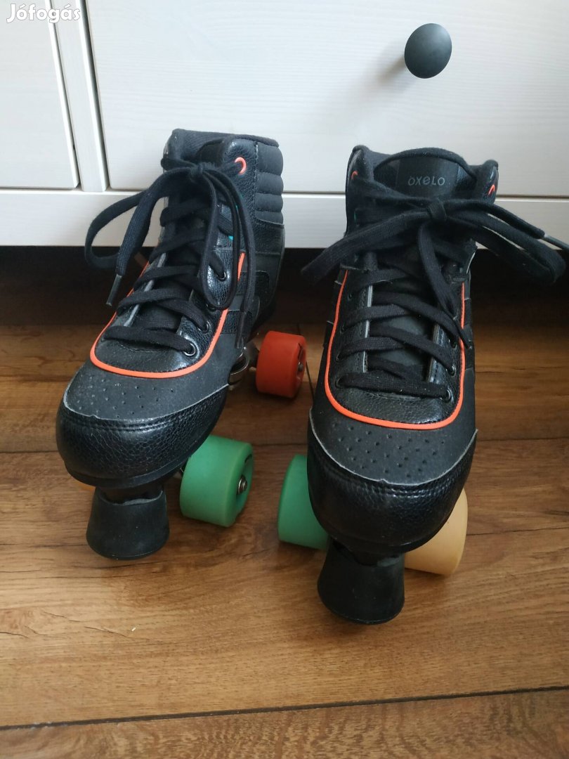 Oxelo 4 kerekű görkorcsolya, 37-es, új 