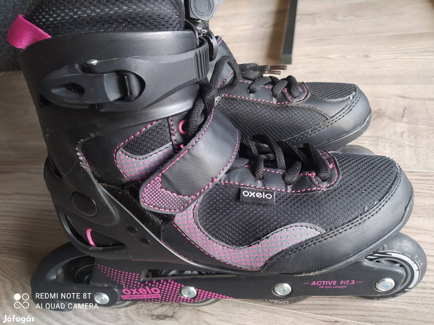Oxelo active fit3 39-es női görkorcsolya, újszerű állapotban