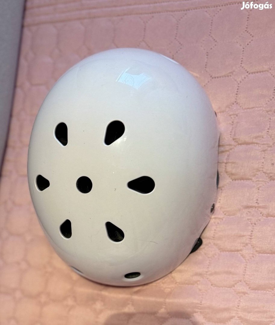 Oxelo gyermek fehér bukósisak 50-54 cm