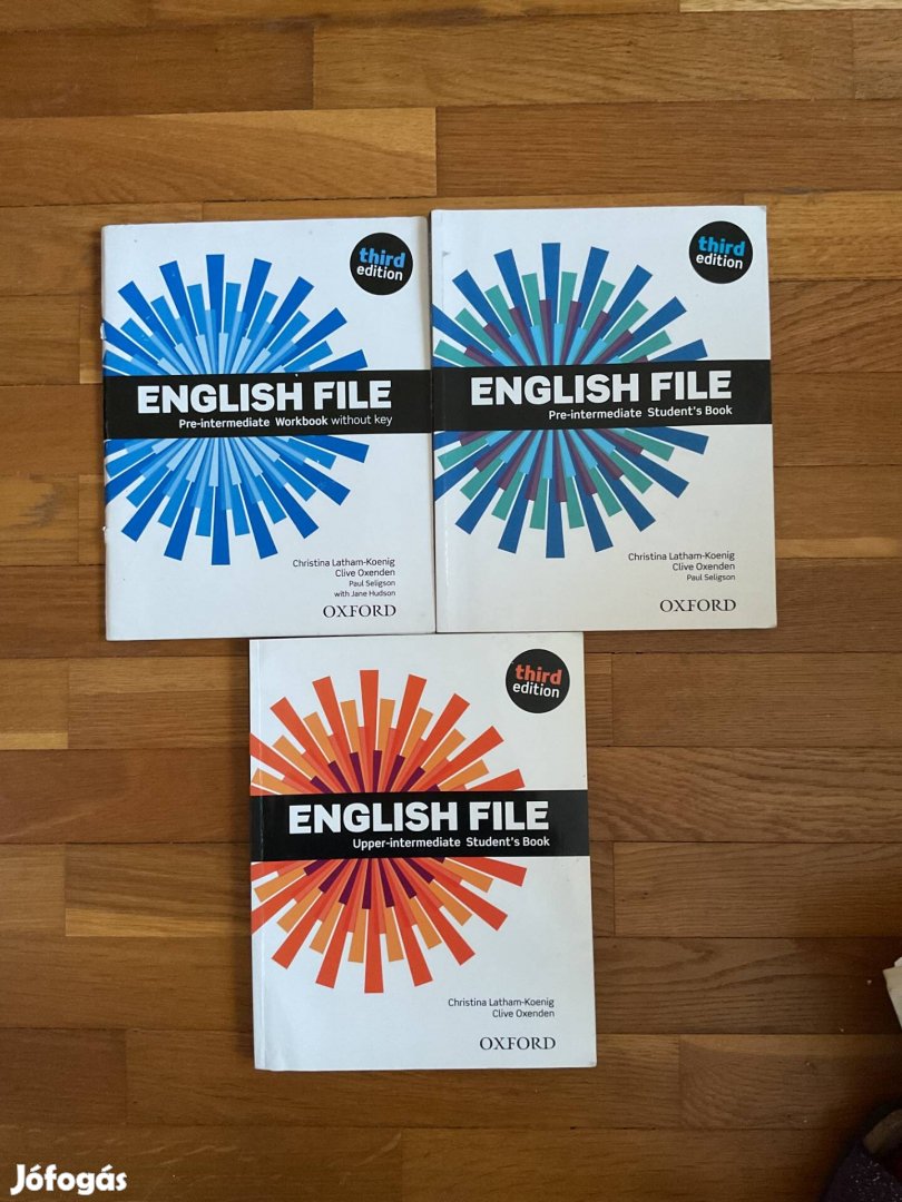 Oxford English File angol nyelvkönyv eladó!