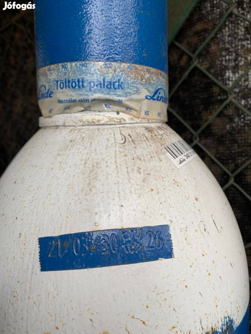 Oxigégén palack, töltött oxigén palackok