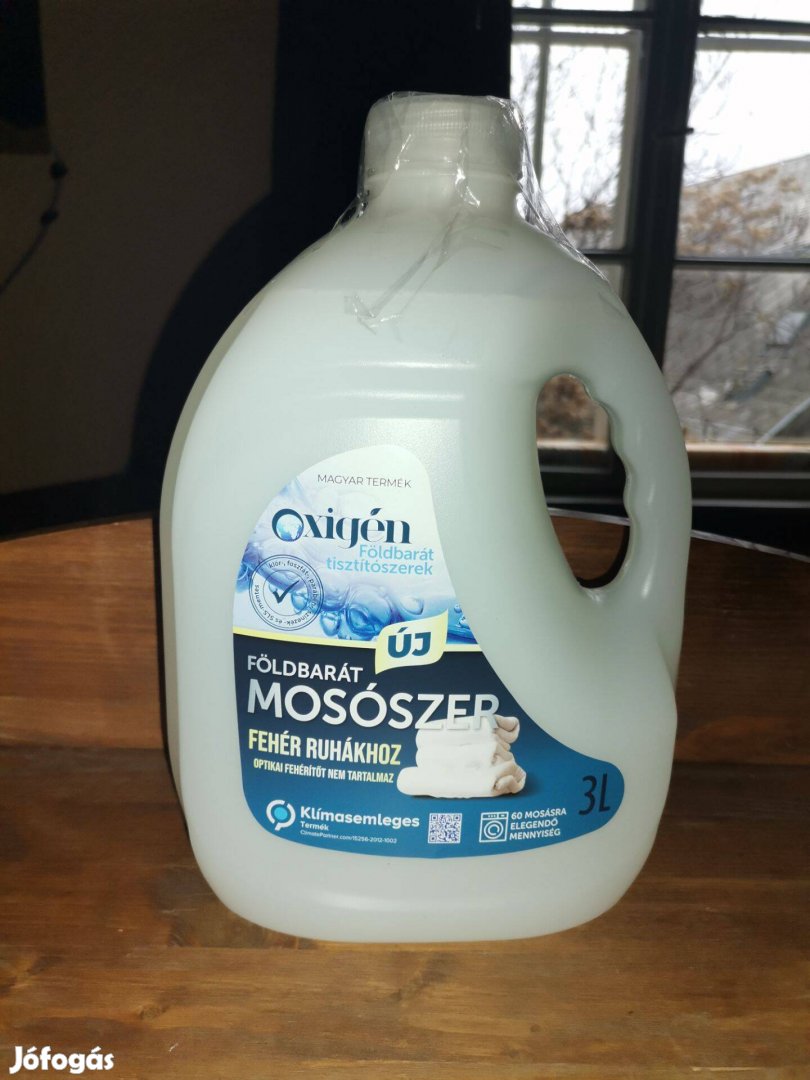 Oxigén Földbarát mosószer fehér ruhákhoz 3000ml