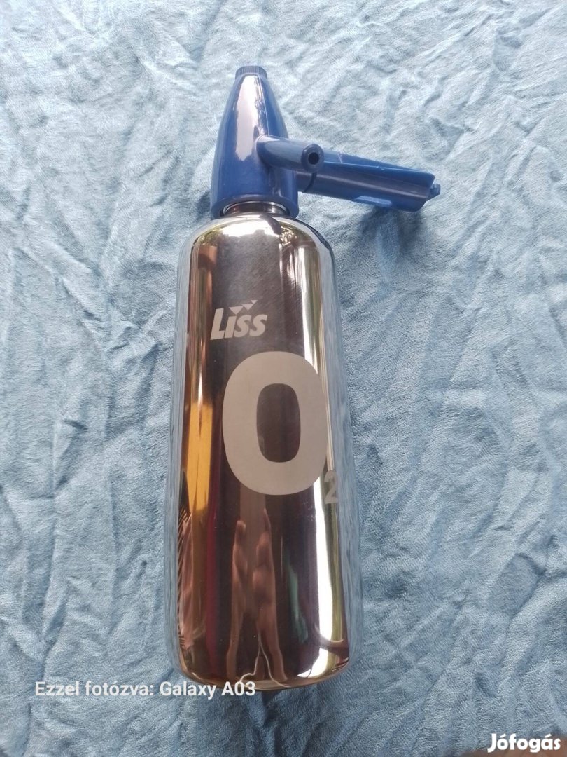 Oxigénes víz előállítására szolgáló szifon, oxigénszifon