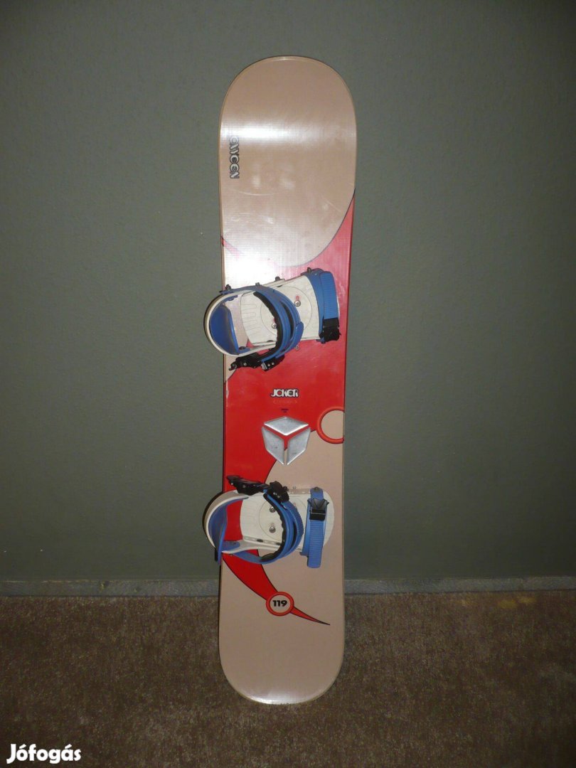 Oxygen Joker 119 cm.-s gyerek snowboard Oxygen kötéssel