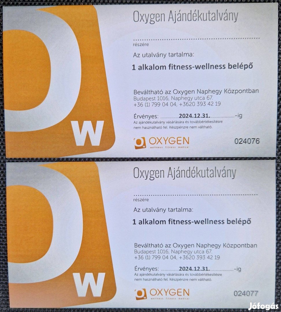 Oxygen Wellness Naphegy belépő