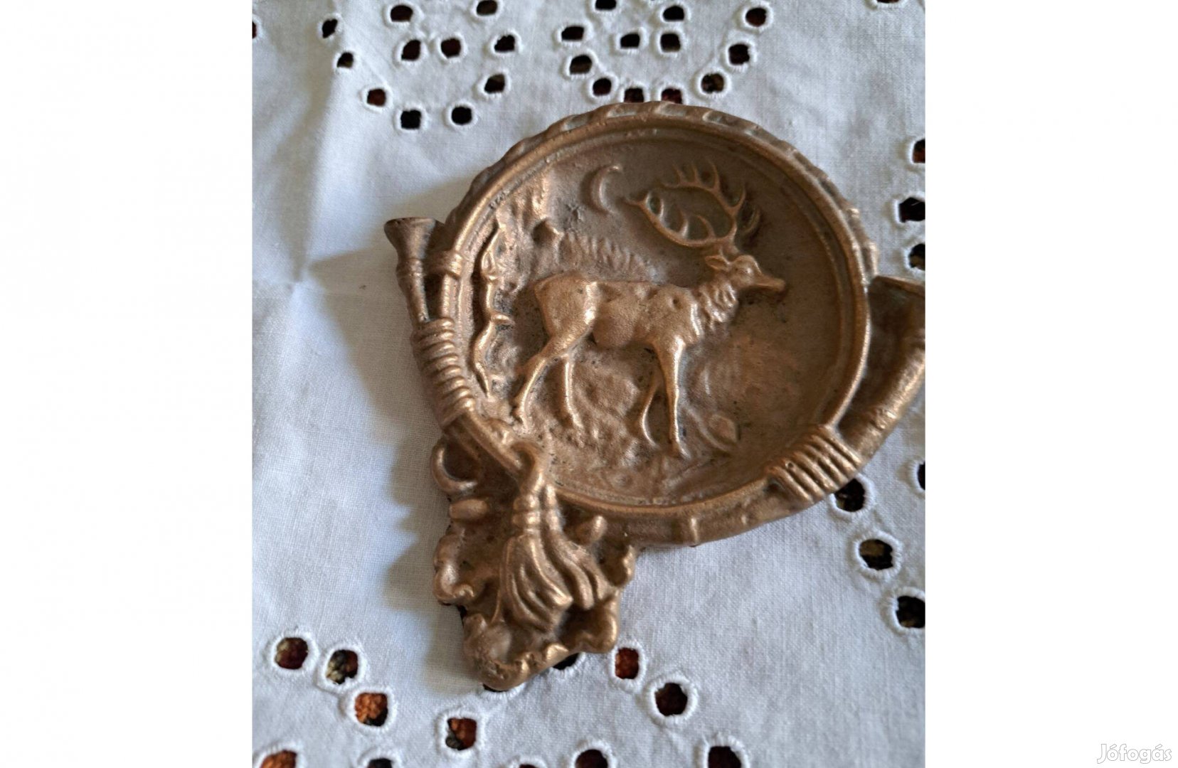 Őz jelenetes hamutál hamuzó - vadász - ritka forma