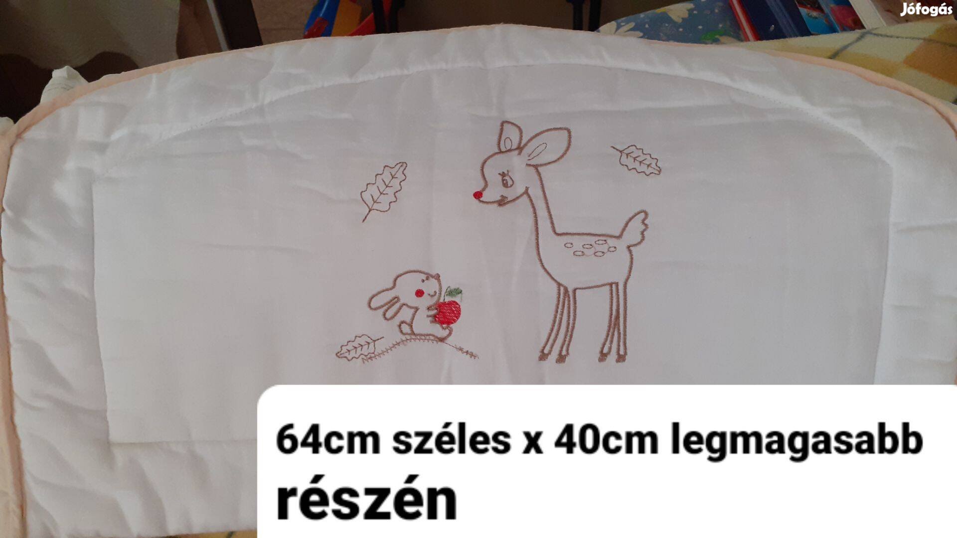 Őzike és nyuszi mintás rácsvédő