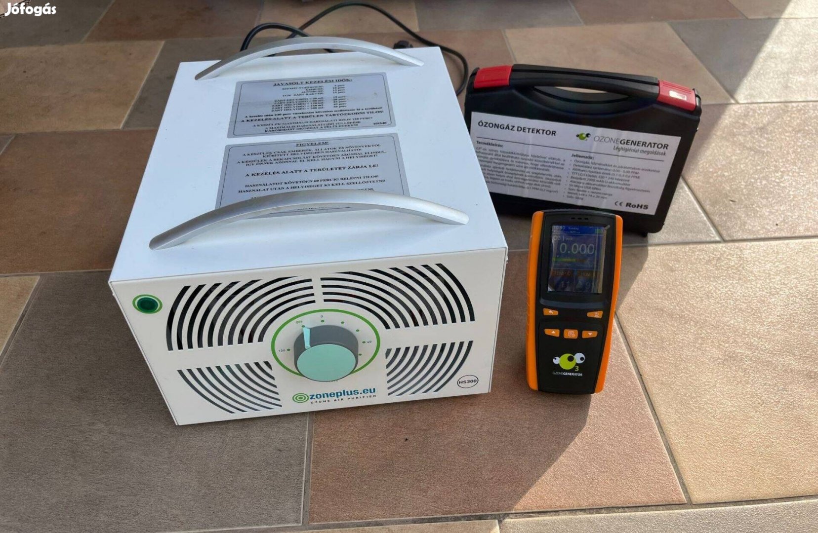 Ozoneplusz ótongenerátor HS340 + ózondetektor eladó