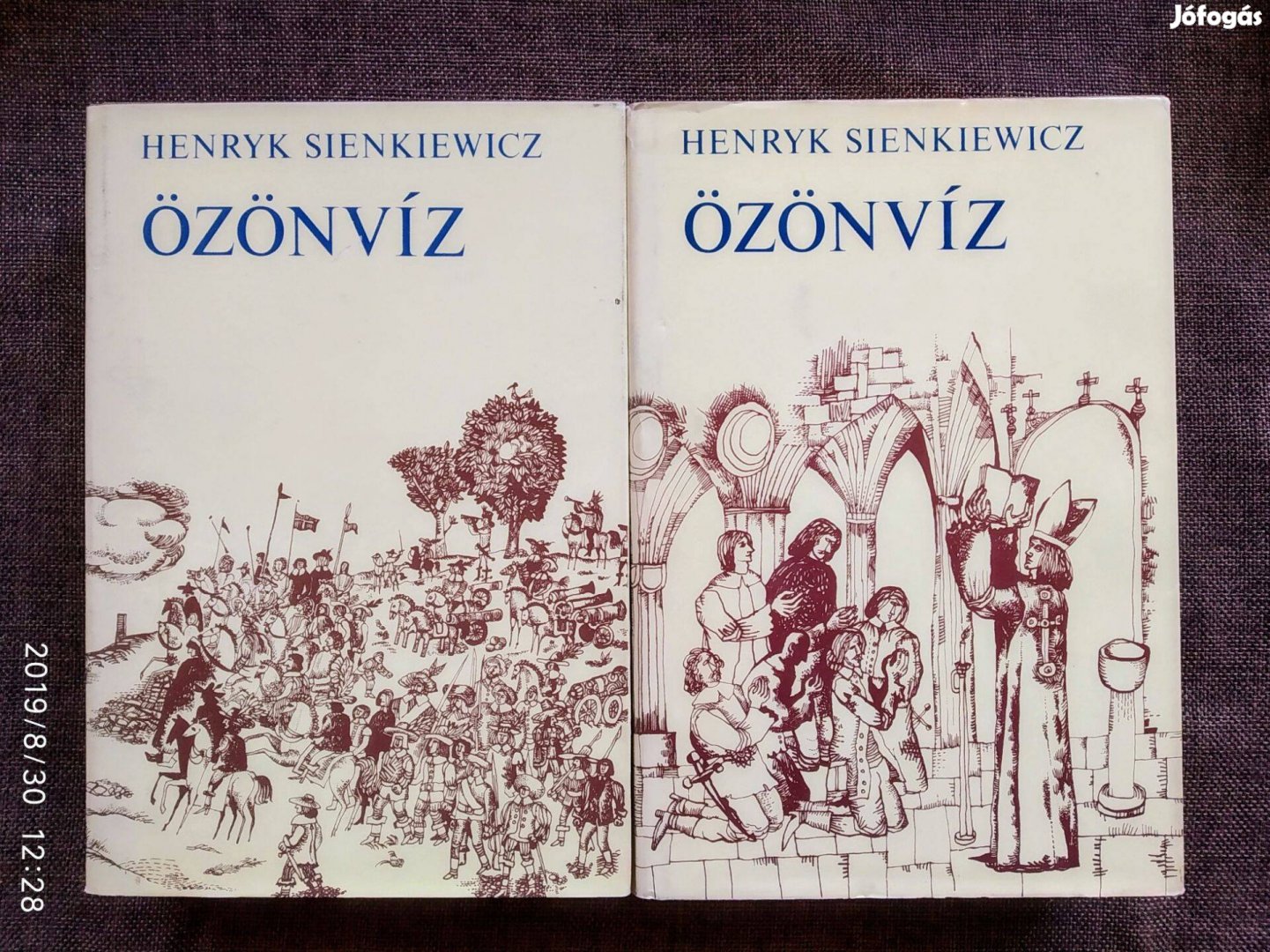 Özönvíz Henryk Sienkiewicz Európa Könyvkiadó,