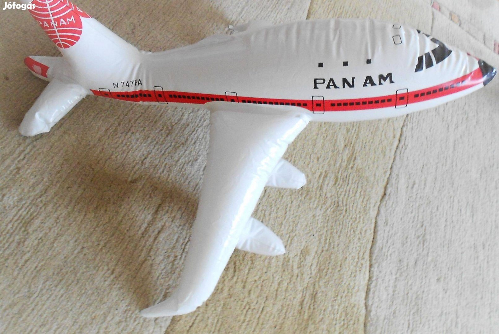 PAN AM Boing 747 felfújható repülő játék