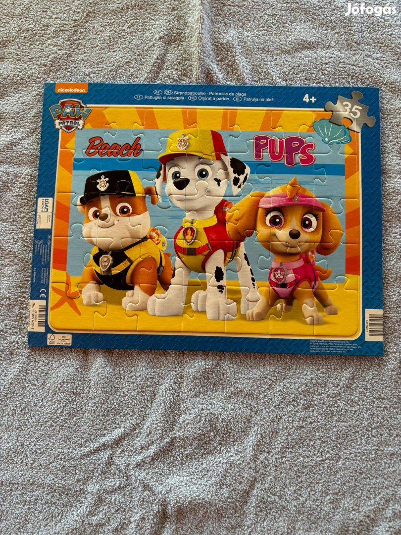 PAW Patrol Mancsőrjáratos puzzle