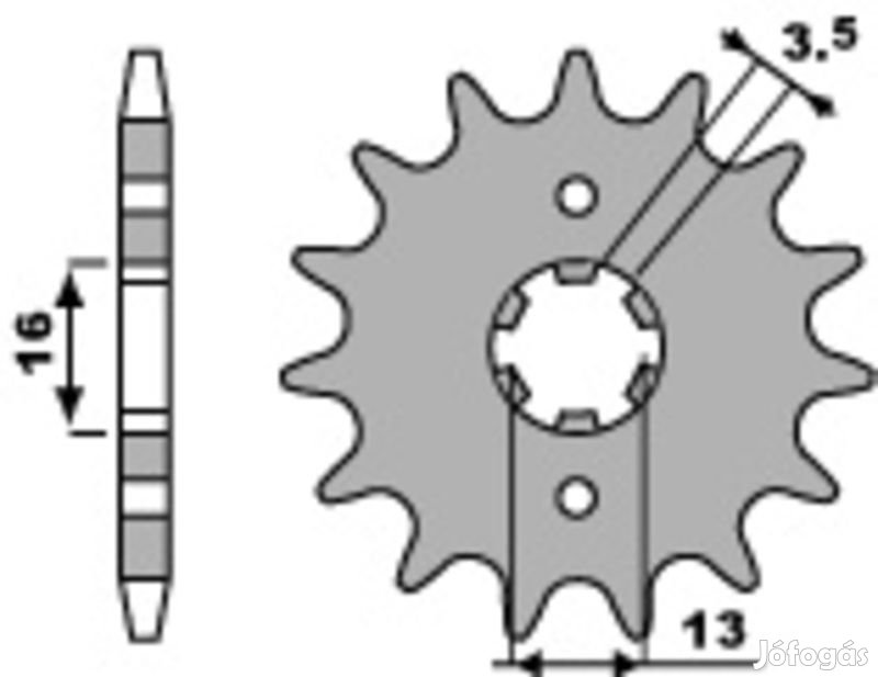 PBR Acél Standard Első Lánckerék 563 - 420