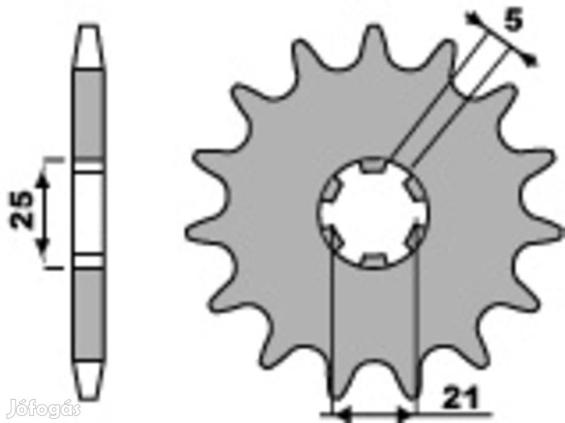 PBR Acél Standard Első Lánckerék 567 - 530