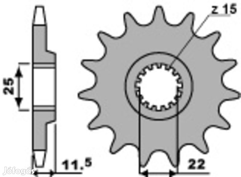 PBR Acél Standard Első Láncszem 1252 - 520