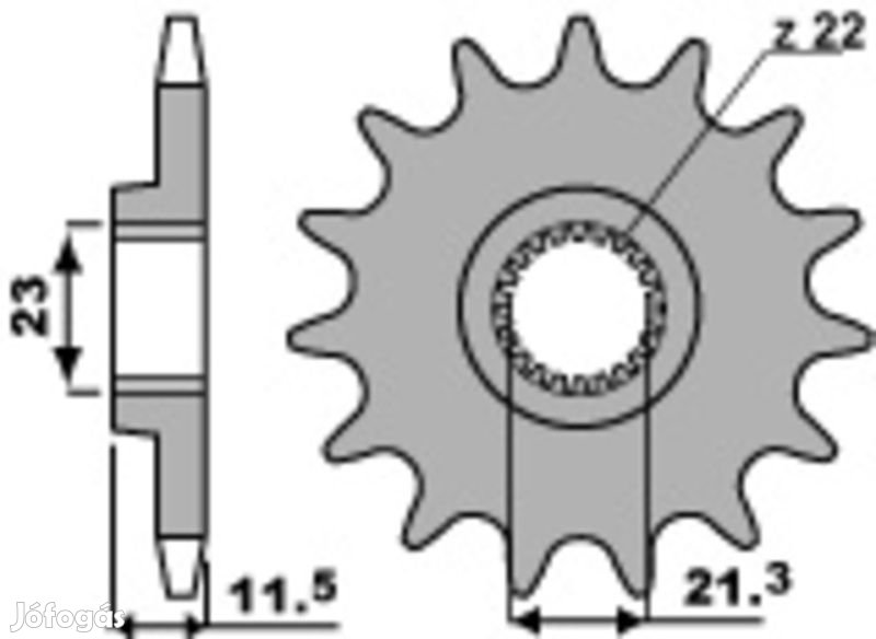 PBR Acél Standard Első Láncszem 2051 - 520