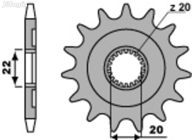 PBR Acél Standard Első Láncszem 2103 - 520