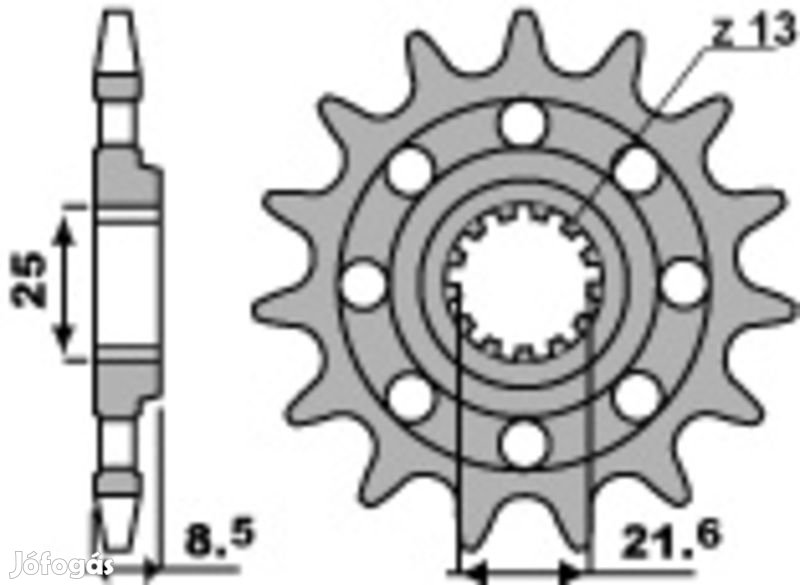 PBR Acél Standard Első Láncszem 2179 - 520