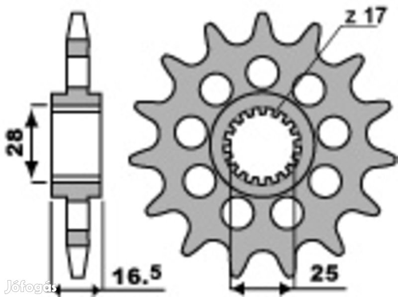 PBR Acél Standard Első Láncszem 2187 - 520