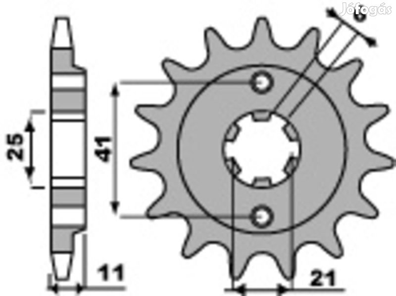 PBR Acél Standard Első Láncszem 283 - 520