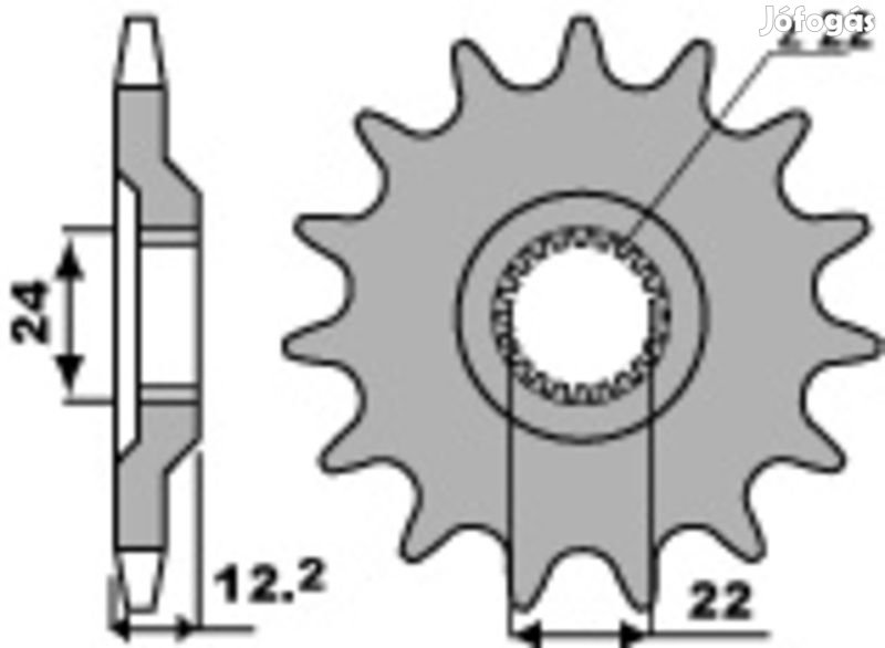 PBR Acél Standard Első Láncszem 405 - 520