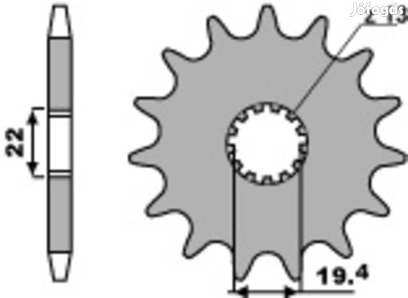 PBR Acél Standard Első Láncszem 4103 - 520