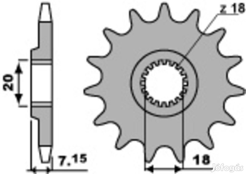 PBR Acél Standard Első Láncszem 432 - 520