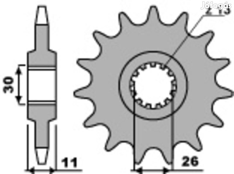 PBR Acél Standard Első Láncszem 579 - 530