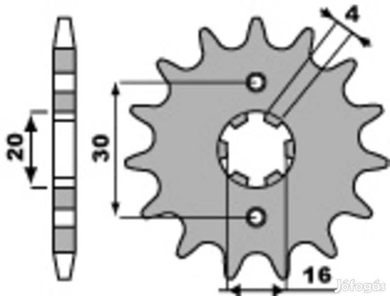 PBR Acél Standard Első Láncszem 717 - 520