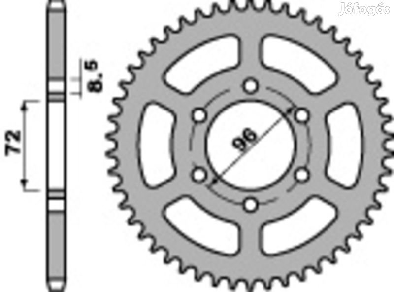 PBR Acél Standard Első Láncszem 813 - 520