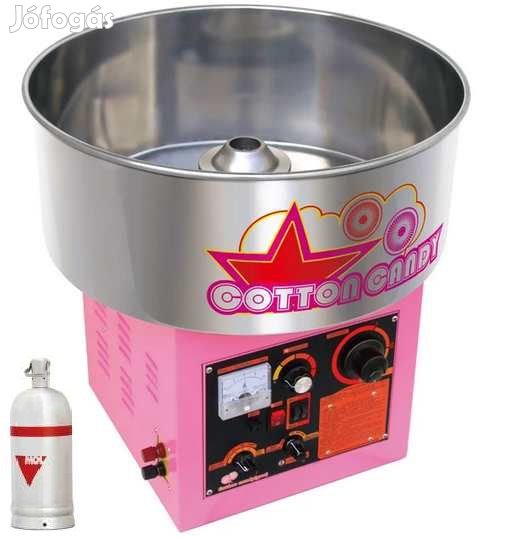 PB Gázos Ipari Vattacukorkészítő Gép 52cm &Uuml;st 12V / 220V  (4