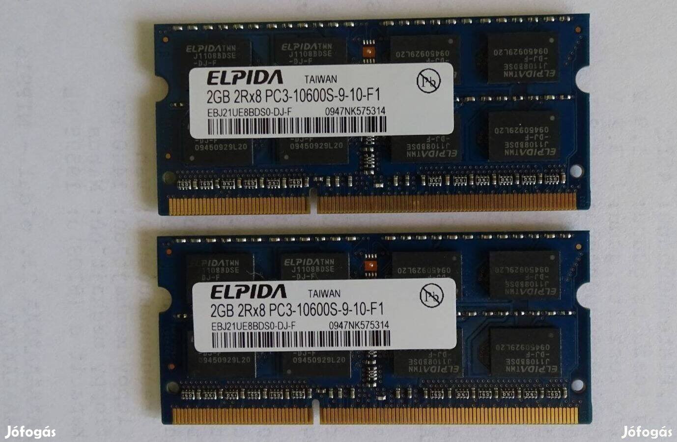 PC3-10600 notebook RAM