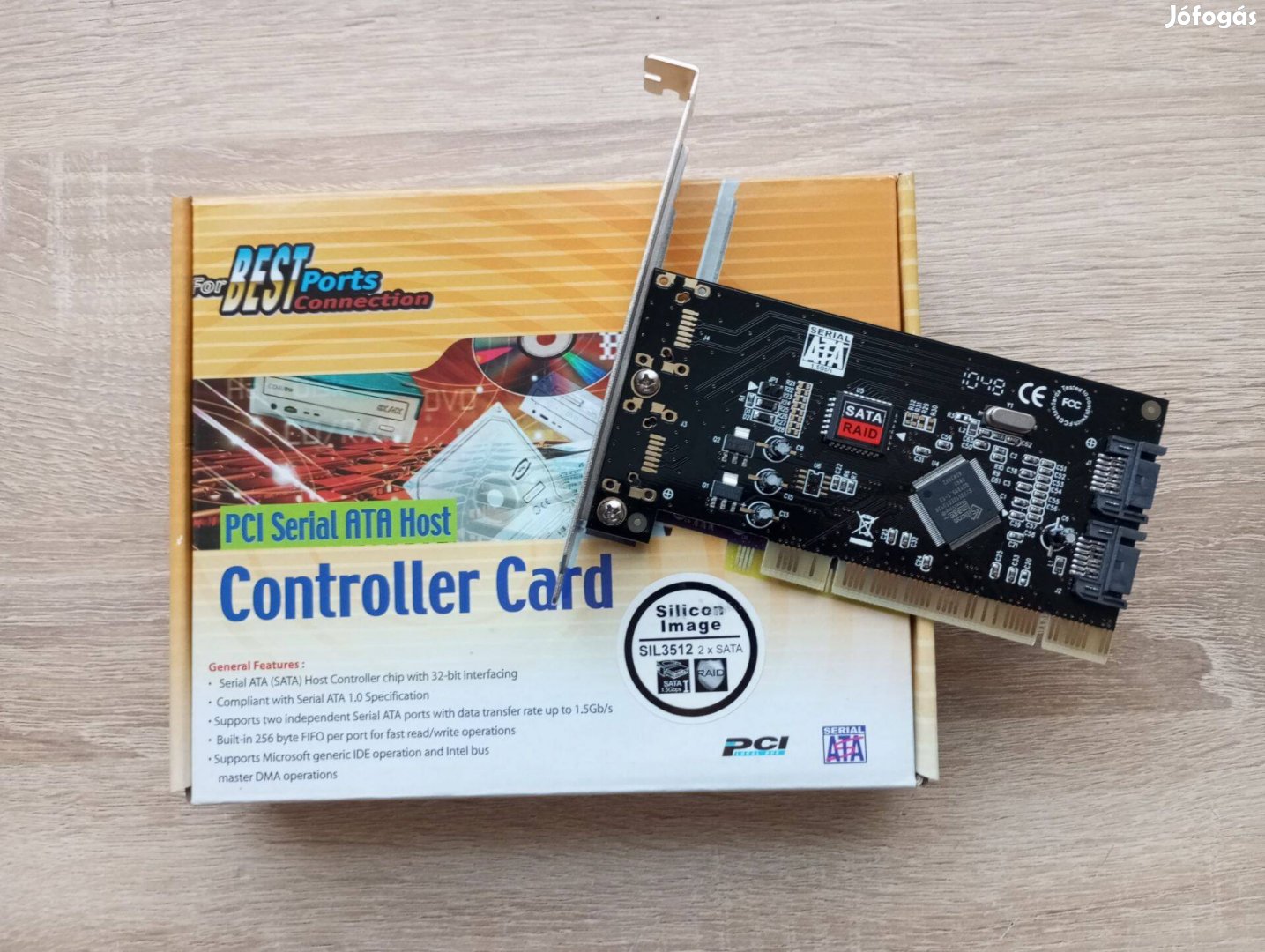 PCI SATA RAID controller 2 belső porttal