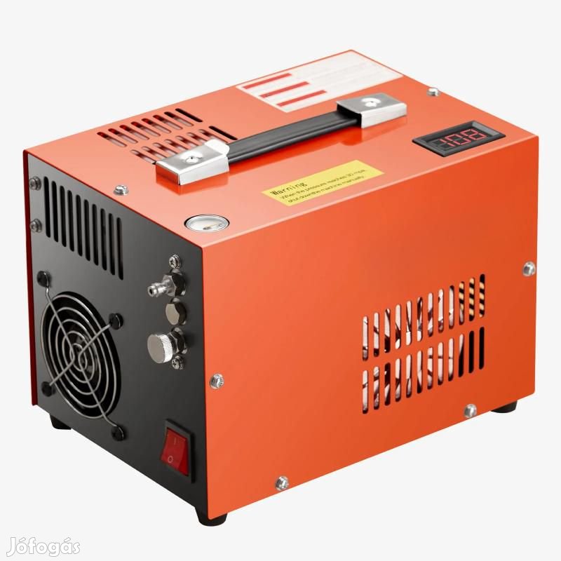 PCP légkompresszor  250 W teljesítmény, 310 bar maximális nyomás