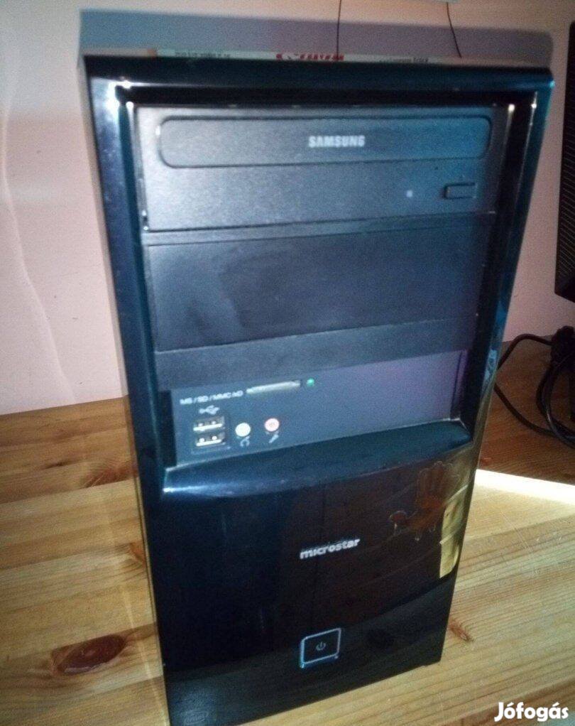 PC Microstar 4magos kisfogyasztású 8gb ram