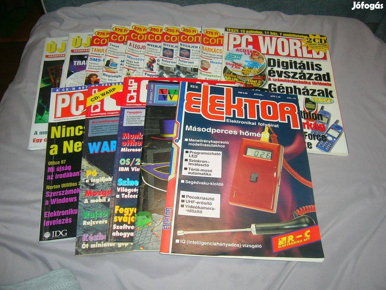 PC / Computer magazin - Computer Active, Chip, PC World stb. 1992-2001